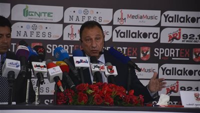 صور| «الخطيب» يعدد مزايا مشاركة الأهلي في معرض «سبورتكس»
