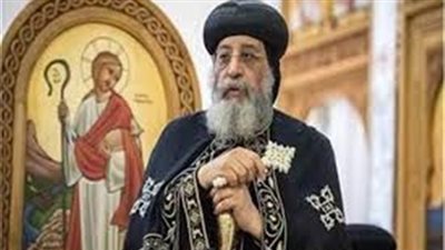البابا تواضروس يصل كنيسة العذراء بمدينة دمياط 