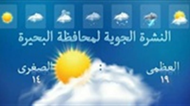 حالة الطقس اليوم
