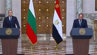 صورة| خطأ من التلفزيون المصري أثناء كلمة السيسي ورئيس بلغاريا