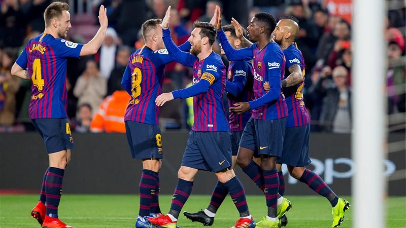 لاعبو برشلونة