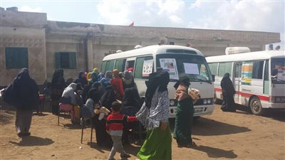 رئيس مدينة الحامول تتابع قافلة «أيامنا لأحلى» بقرية التفتيش