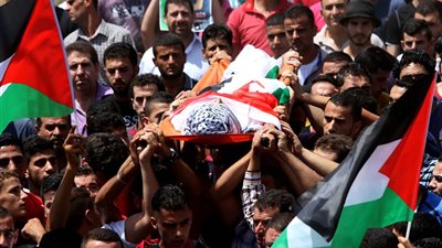 استشهاد صبي فلسطيني أثناء مظاهرات مليونية الأرض 30 مارس