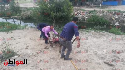 استجابة| إزالة مغاسل السيارات بالطريق الزراعي في البحيرة