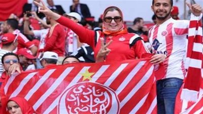 الزمالك ضد حسنية أغادير|جماهير الوداد تساند الأبيض في المغرب