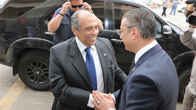 وزير الزراعة في سوهاج| «الأنصاري» يستقبل «أبو ستيت»
