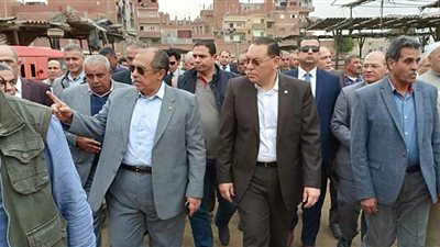 كواليس زيارة وزير الزراعة لـ مزارع الإنتاج الحيواني بالشرقية