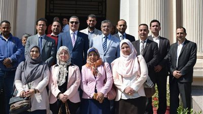 جامعة بنها تنتهي من زيارات تقييم 16 مكتبة في الجامعة