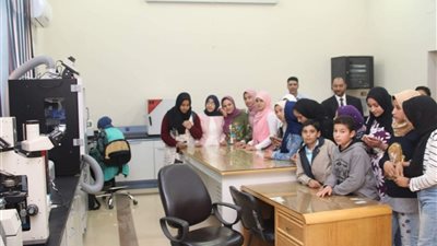 وفد طلابي في زيارة تعريفية لـ جامعة كفر الشيخ 
