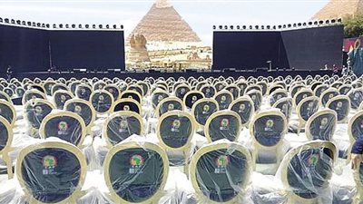 انتشار أمني بمنطقة الأهرامات لتأمين إجراءات قرعة كأس أمم إفريقيا 2019