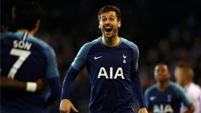 هدف ثالث للضيوف في مباراة مانشيستر سيتي وتوتنهام يأهلهم لنصف النهائي
