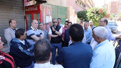 قيادات محافظة سوهاج يتابعون العمل بـ«الكورنيش الغربي»