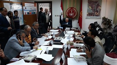 بالصور| محافظ بورسعيد يترأس غرفة العمليات للاستفتاء عل الدستور٢٠١٩