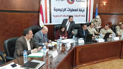 محافظ البحيرة يترأس غرفة العمليات  للاستفتاء على التعديلات الدستورية