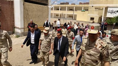 محافظ البحيرة يتابع لجان الاستفتاء على التعديلات الدستورية
