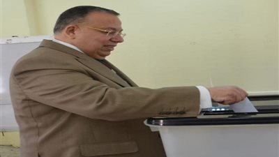 وكيل أول النواب يدلي بصوته في الاستفتاء على التعديلات الدستورية