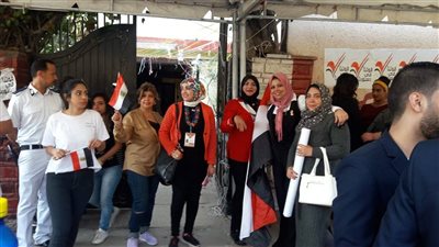 صور|اتحاد المرأة لتحالف الأحزاب يتفقد لجان الاستفتاء بمحافظات مصر