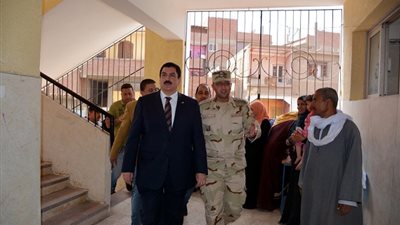 محافظ القليوبية يتفقد اللجان الانتخابية للاستفتاء على التعديلات الدستورية 2019