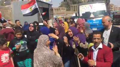 فيديو| رقص وزغاريد أمام لجان الاستفتاء على التعديلات الدستورية 2019 بالقليوبية