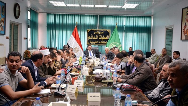 محافظ القليوبية يتابع
