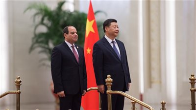 السيسي يصل العاصمة الصينية بكين لحضور قمة « الحزام والطريق»