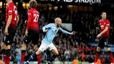 ديربي مانشيستر| السيتي يفوز بثنائية ويقترب من البيرليمرليج