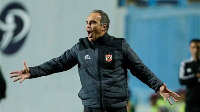 لاسارتي يشيد بأداء لاعبي الأهلي في مباراة المصري