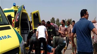 مصرع طالب وإصابة اثنين آخرين إثر حادث تصادم بالقليوبية