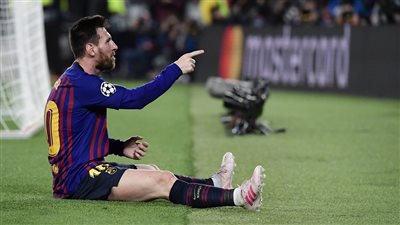 ميسى لاعب الأسبوع بدوري أبطال أوروبا 