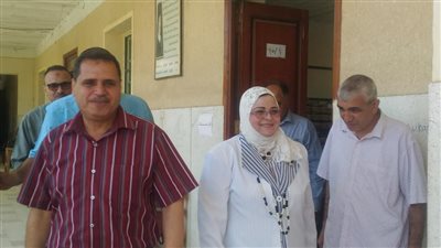 وكيل تعليم كفر الشيخ تتفقد اللجان وتتابع كنترول الشهادة الإعدادية