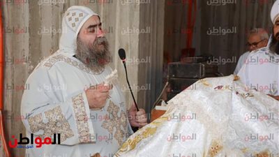 صور| كنائس الأمير تاوضروس المشرقي بدير ريفا تحتفل بعيد تكريسها