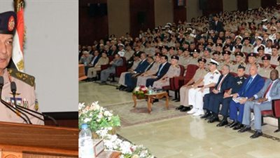 ​وزير الدفاع يشهد مراسم حفل تخرج دورات جديدة من كلية القادة والأركان