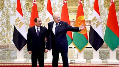صور|التفاصيل الكاملة لجلسة مباحثات الرئيس السيسي ونظيره البيلاروسي
