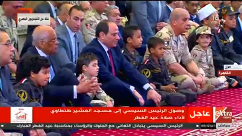وصول الرئيس السيسي