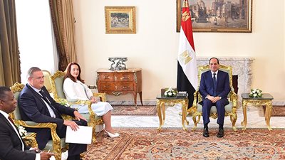 السيسي: نهتم بالعمل الجماعي الدولي لإرساء دعائم السلم والأمن والاستقرار العالمي