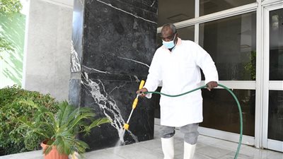 محافظ قنا: مديرية الطب البيطري تعقم وتطهر ديوان عام المحافظة