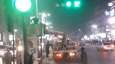 محافظ الغربية: تعاقدنا مع شركة لإصلاح جميع الإشارات المرورية