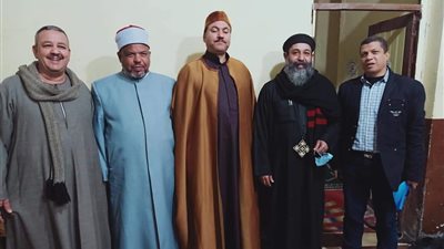 الشيخ عبدالعظيم أمينا عاما والقس مقار وكيلا في تشكيل بيت العائلة الجديد بمركز أبوتيج 