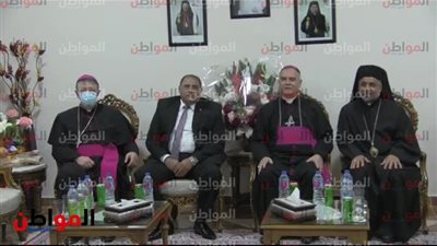 قيادات البحر الأحمر ترحب بسفير الفاتيكان بكنيسة القديس يوسف بالغردقة
