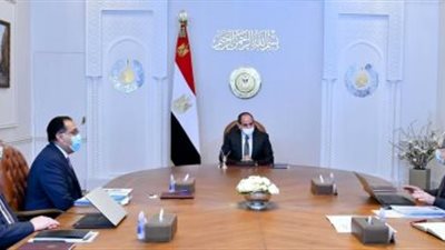 الرئيس يجتمع مع رئيس الوزراء ووزير الكهرباء لمتابعة مشروعات الهيدروجين الأخضر
