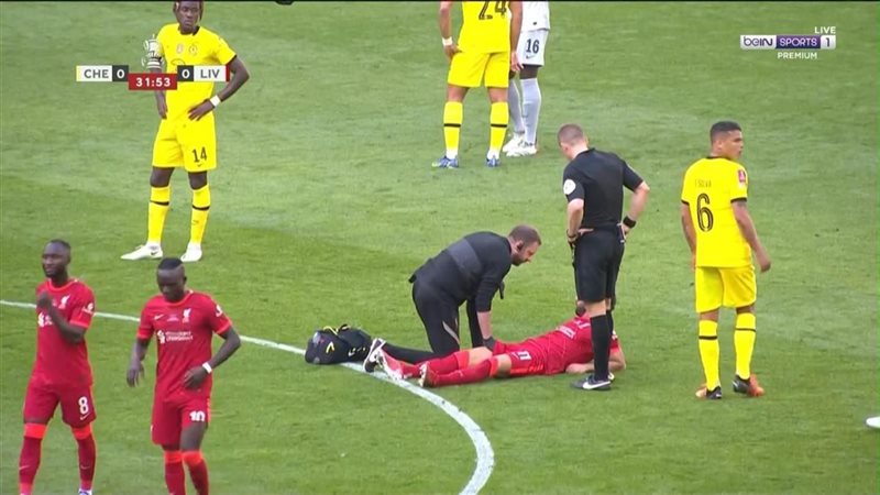 اصابة محمد صلاح في