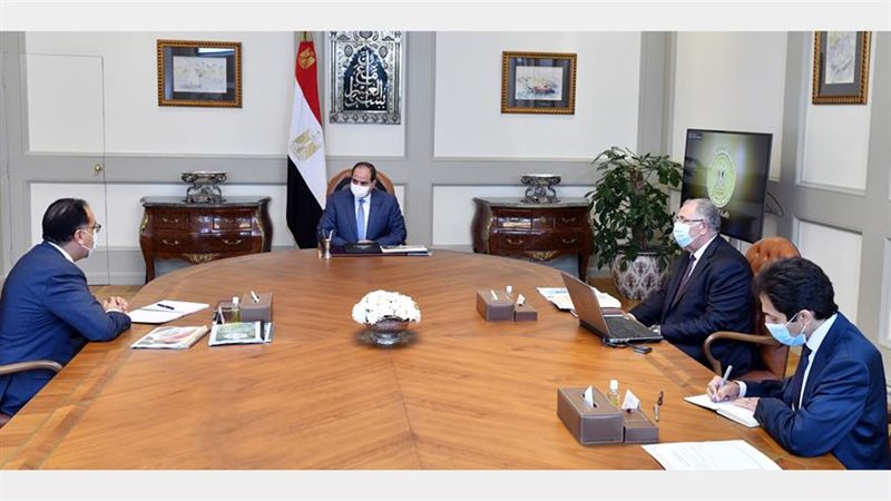 الرئيس السيسي ووزير
