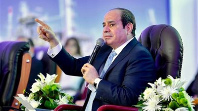 الرئيس السيسي: ترسيم الحدود مع الدول المجاورة  ساعد مصر بشكل كبير على اكتشاف حقل ظهر للغاز