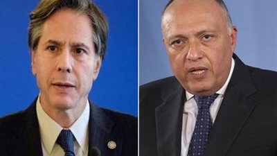 شكري يبحث هاتفيًا مع نظيره الأمريكي استعدادات قمة المناخ