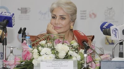 ندوة تكريم سوسن بدر في مهرجان شرم الشيخ الدولي للمسرح الشبابي