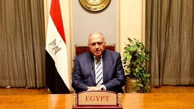 سامح شكري: يوجه كلمة مسجلة  للمؤتمر الوزاري لمجموعة السبعة والسبعين والصين الخاصة بالمناخ