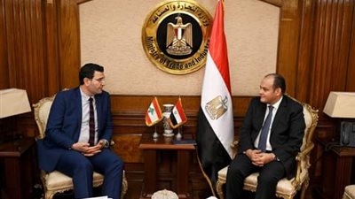 وزير التجارة المصري والزراعة اللبناني يبحثان التعاون الاقتصادي المشترك بين البلدين