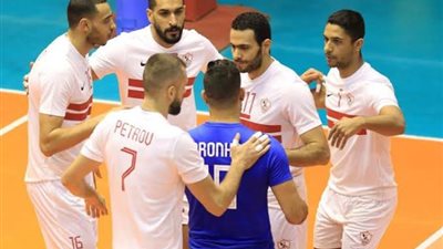 طائرة الزمالك تفوز على بتروجيت في الدوري 