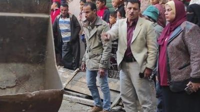 مدينة بلبيس تشهد حملات إزالة للمخالفين للقانون