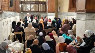 إقبال كثيف على الدروس الدعوية لواعظات الأوقاف بعدد من المحافظات